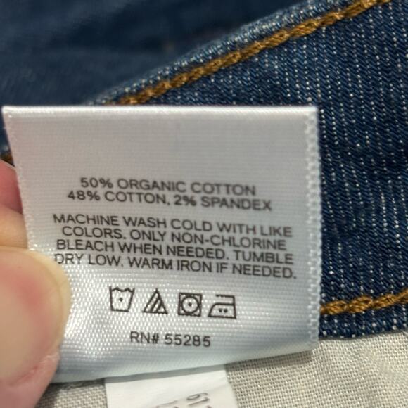 Express Edition x Simon Spurr NWT True Straight Super High Rise Jeans - size 12 - Picture 9 of 11